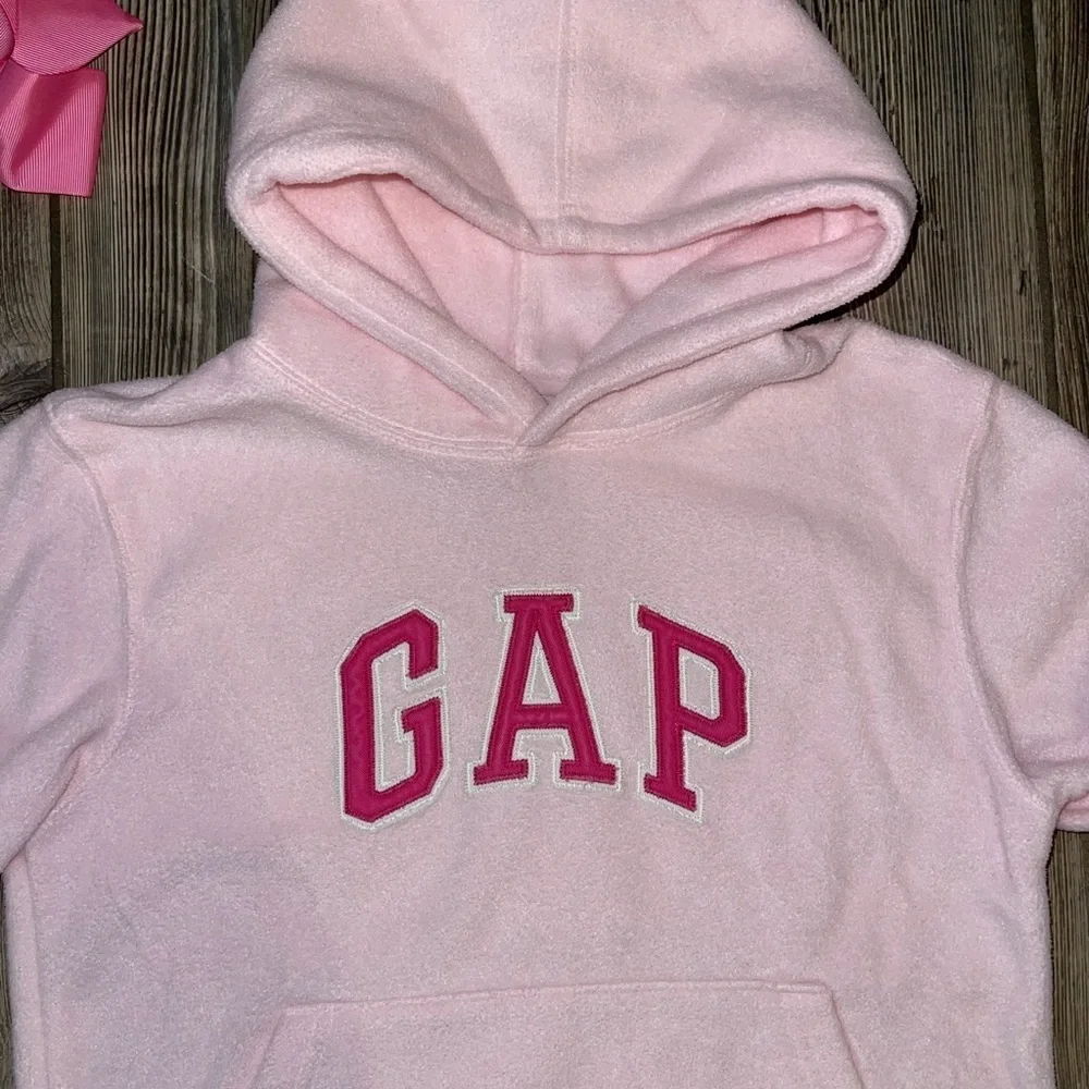 Gap Logo Pink Hooded Sweater